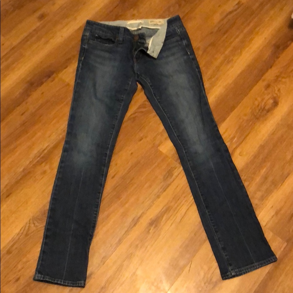 Gap low rise straight leg jeans 27/4